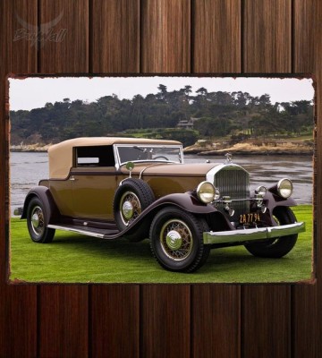 Металлическая табличка Pierce-Arrow Model 41 Convertible Victoria by LeBaron